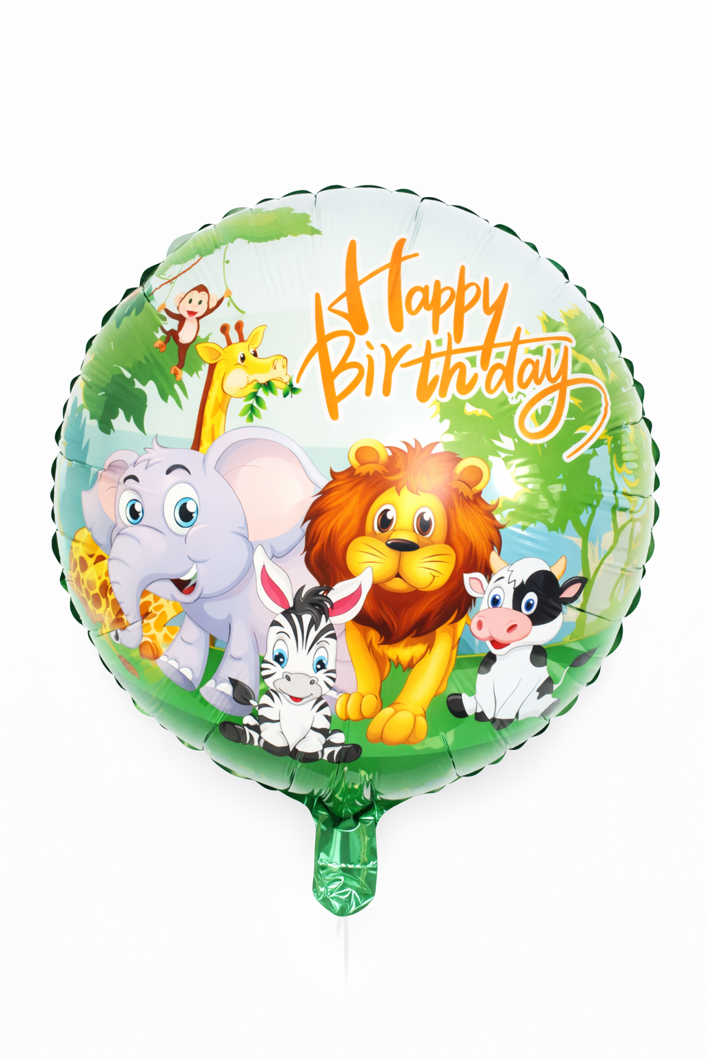 INFLATED 18” Foil Balloon – Safari- Happy Birthday
