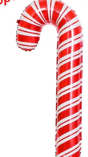 Christmas Candy Cane Balloons 32” Foil Balloon