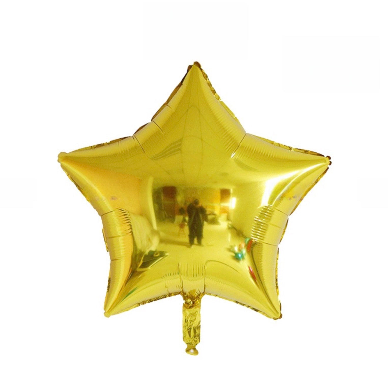 INFLATED 18” Star- Gold Foil Balloon