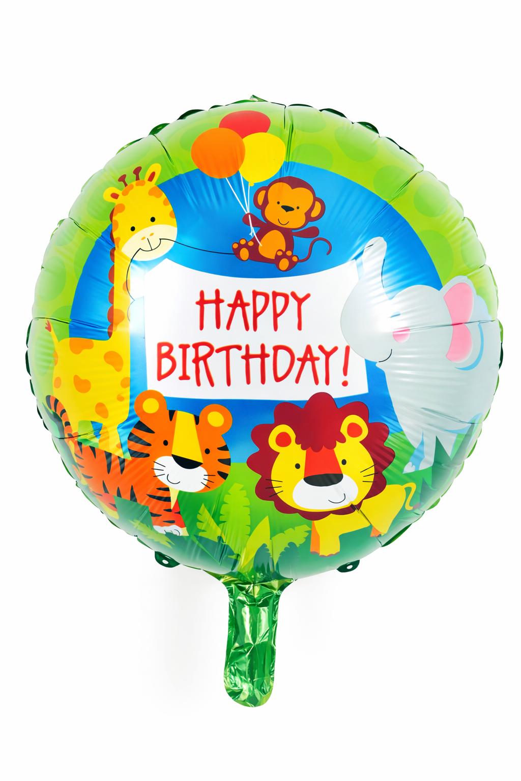 INFLATED 18” Foil Balloon – Safari Baby- Happy Birthday