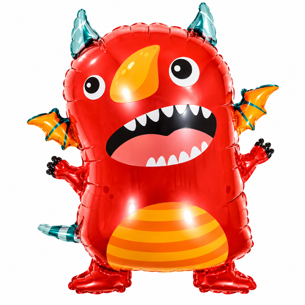 Red/Orange Monster | Foil balloon 24”