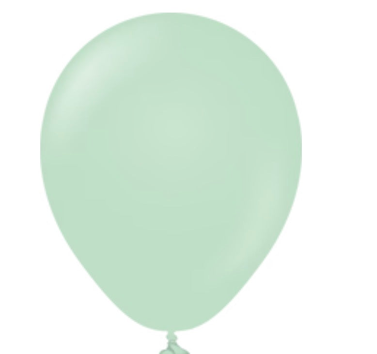Kalisan Latex Pastel Matte Macaron Green (50 Per Bag)