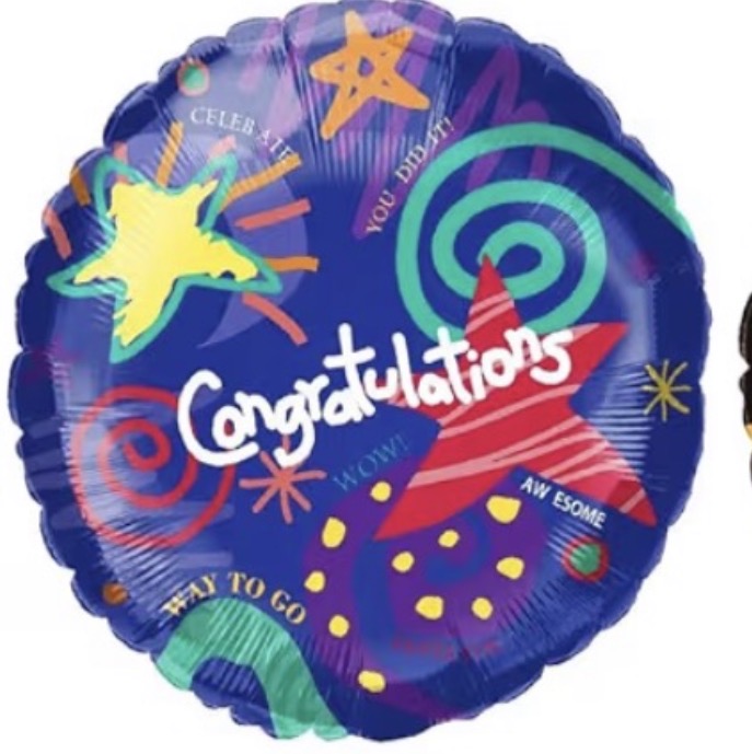 INFLATED 18” Foil Congratulations