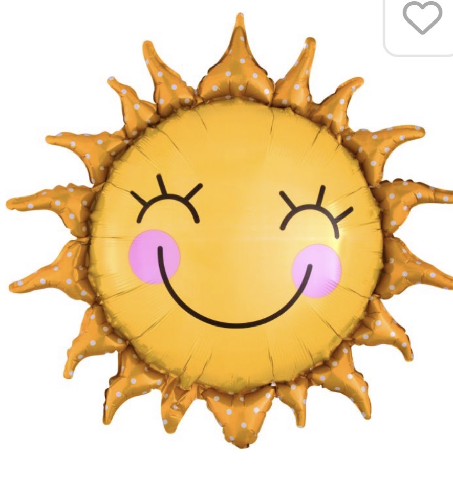 Sunshine Sun Foil Balloon