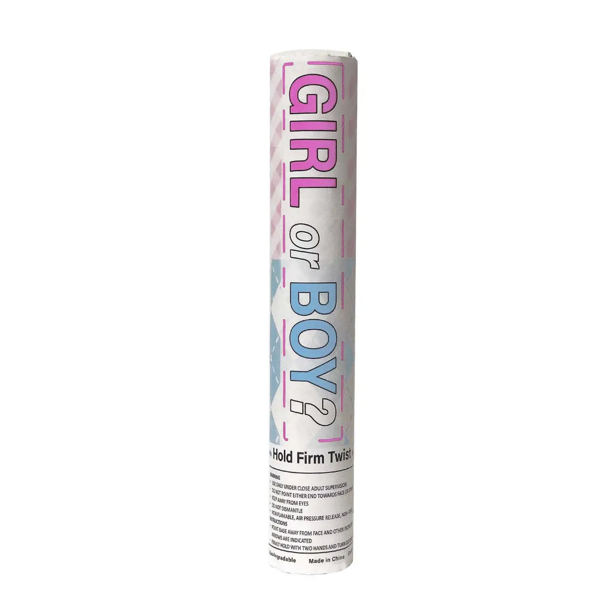 Gender Reveal Poppers - Pink