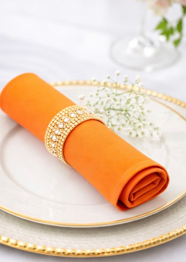 5 Napkins per pack | Orange Napkins