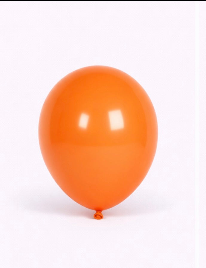 Orange balloon -Helium Filled