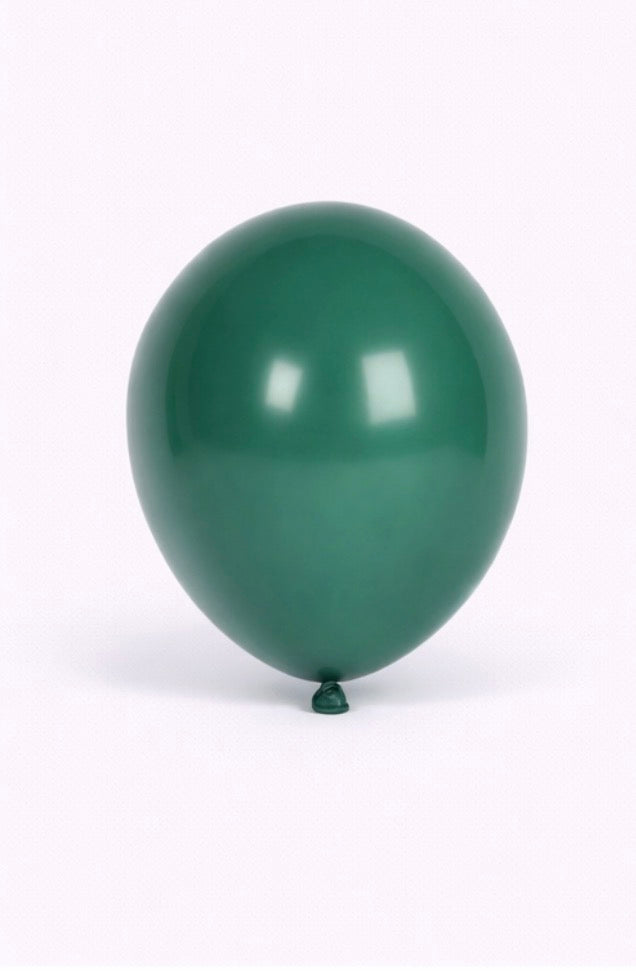 Forest Green- Balloons -Helium Filled