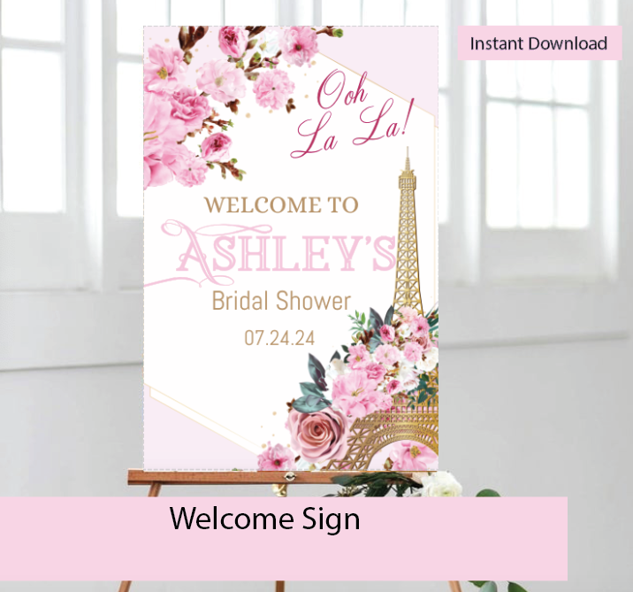 Paris Welcome sIgn