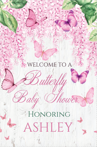 Butterfly -Garden- Welcome sign- - INSTANT DOWNLOAD