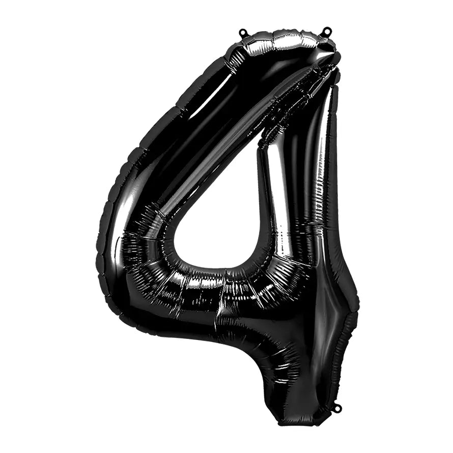 34 Inch Black Number 4