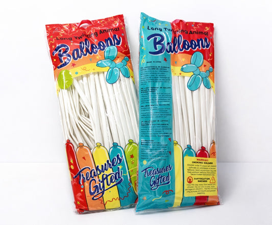 260 white balloons (100 pack)
