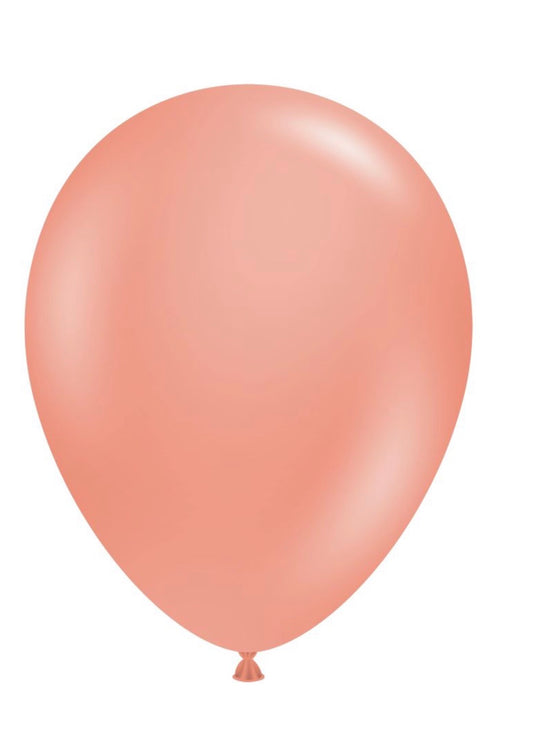 Metallic Rose Gold TufTex Balloons