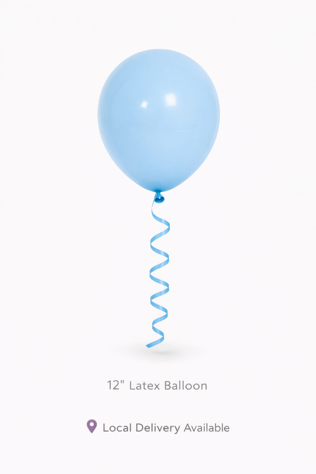 Light blue Balloon –  Helium Filled