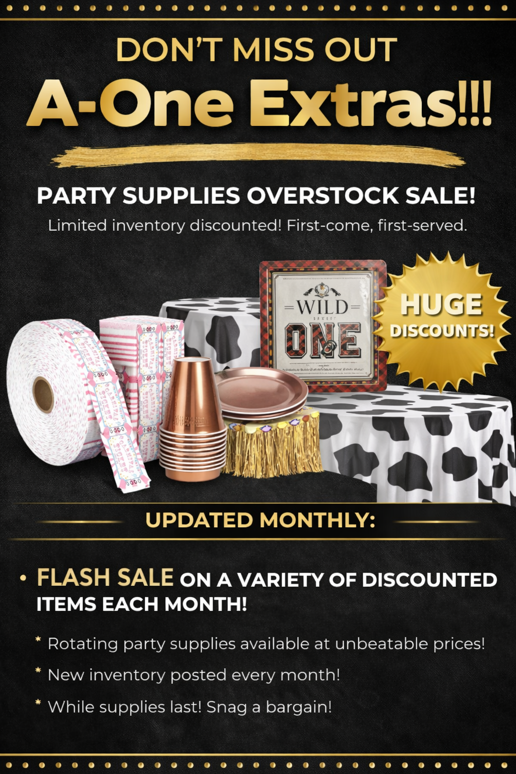 A-One EXTRAS!!! - Sale!!