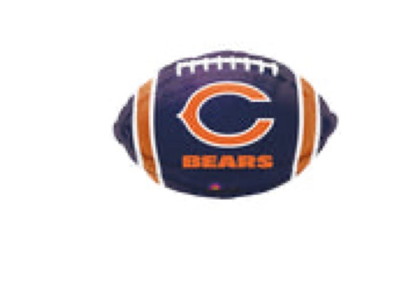 18” Junior Shape Chicago Bears NFL Football Team Colors Balloon