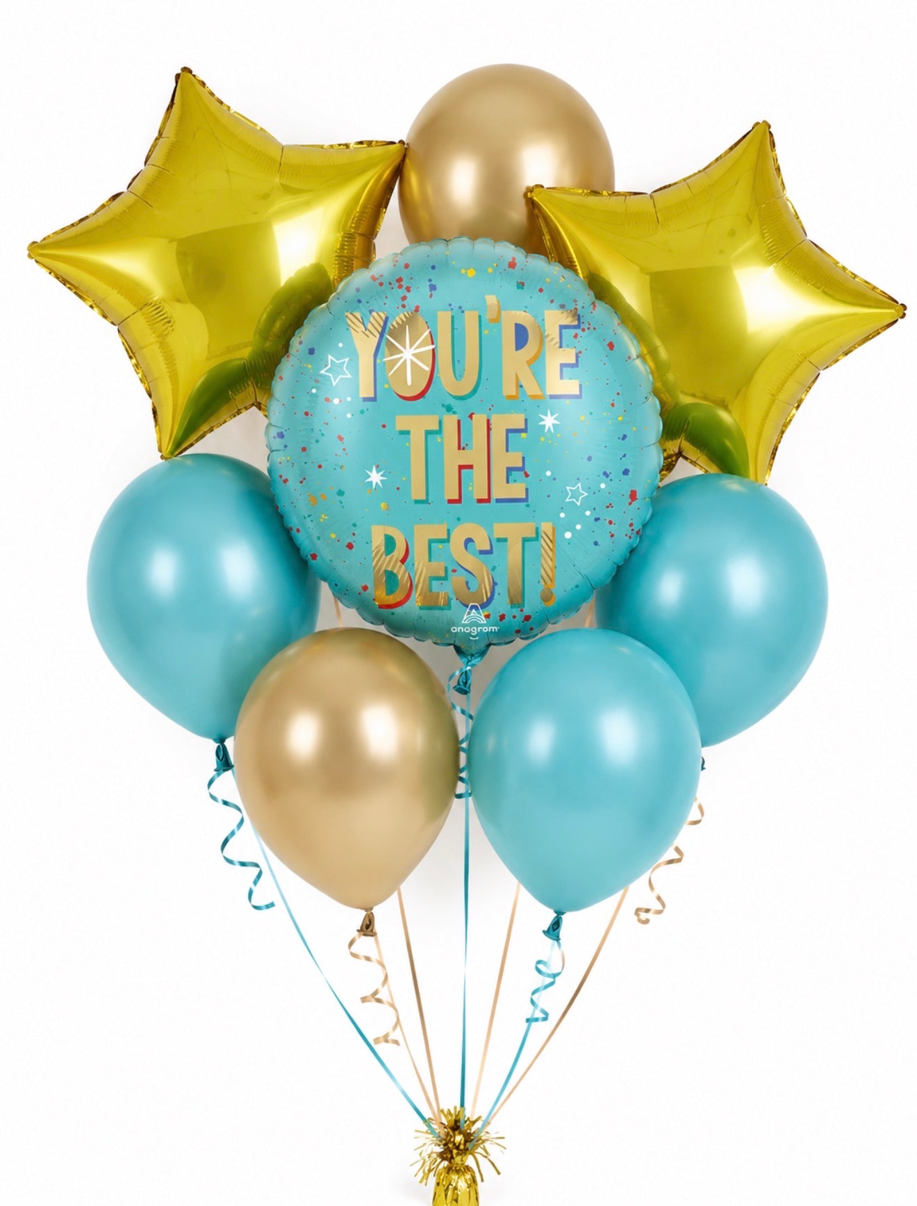 INFLATED Father Day Balloon Bouquet | You’re The Best!