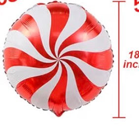 Swirl Candy  Balloons 18” Foil Balloon