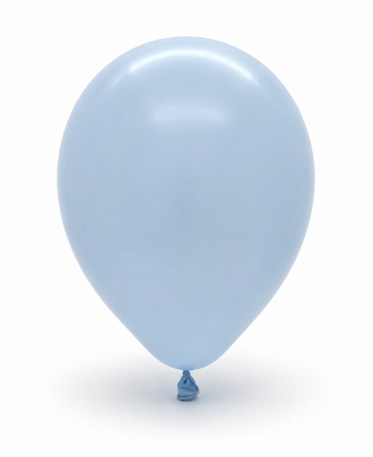 Kalisan Latex Pastel Matte Macaron Baby Blue (50 Per Bag)