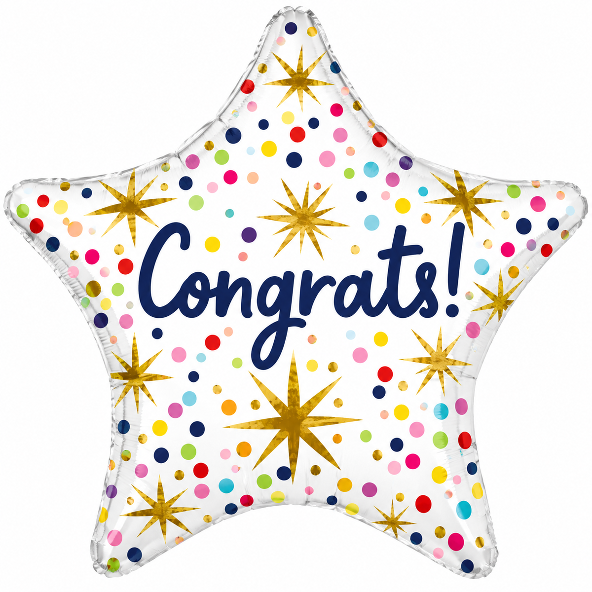 Jumbo Confetti Sprinkle Congrats Balloon