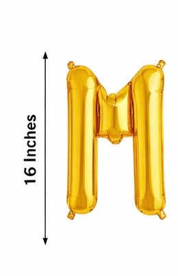Gold Foil Balloon Letters (A–Z)