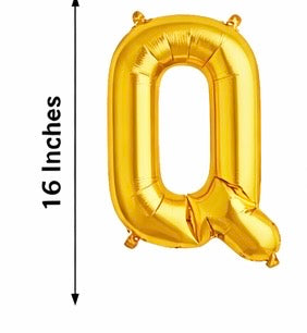 Gold Foil Balloon Letters (A–Z)