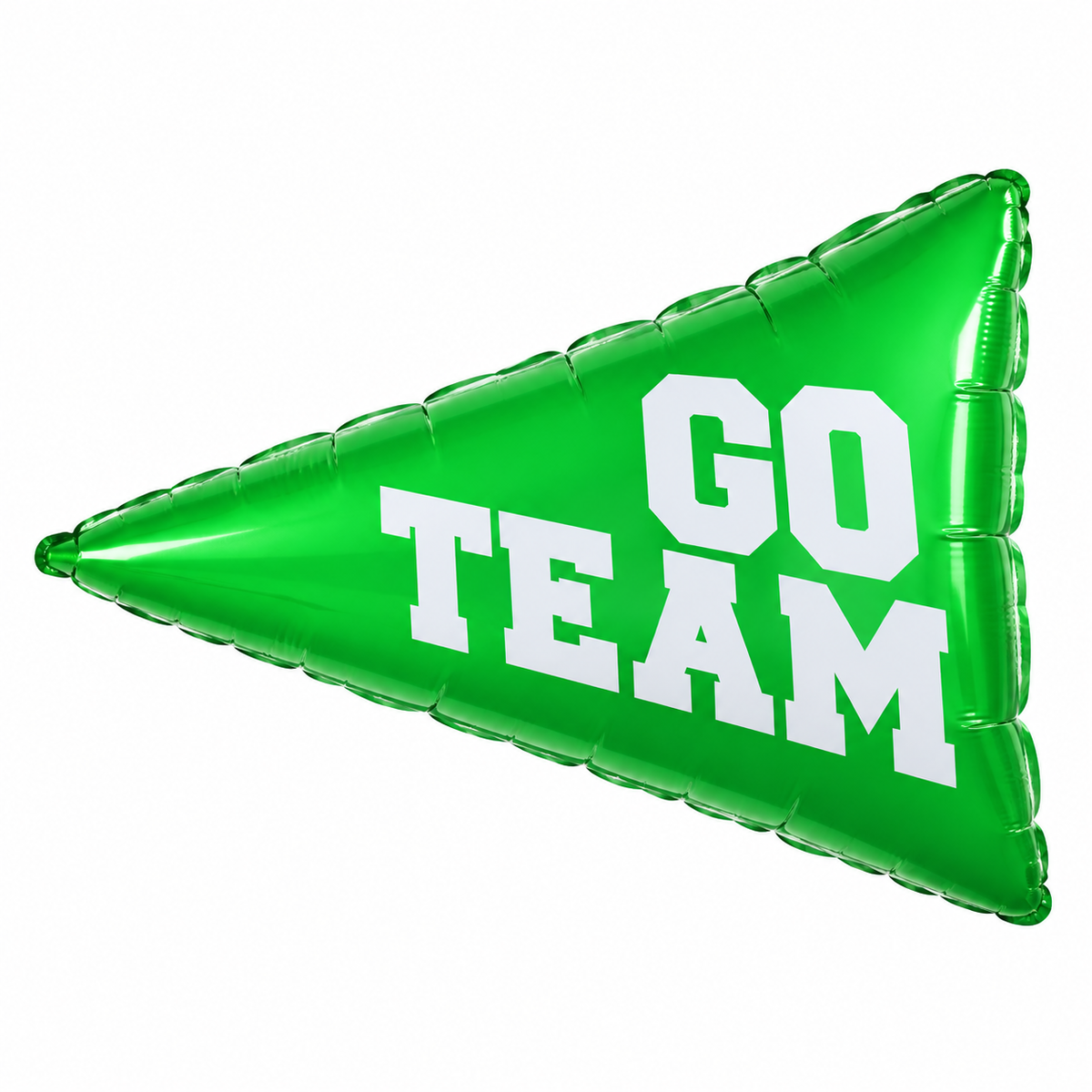 Green football | Foil Balloon 33” x 24”