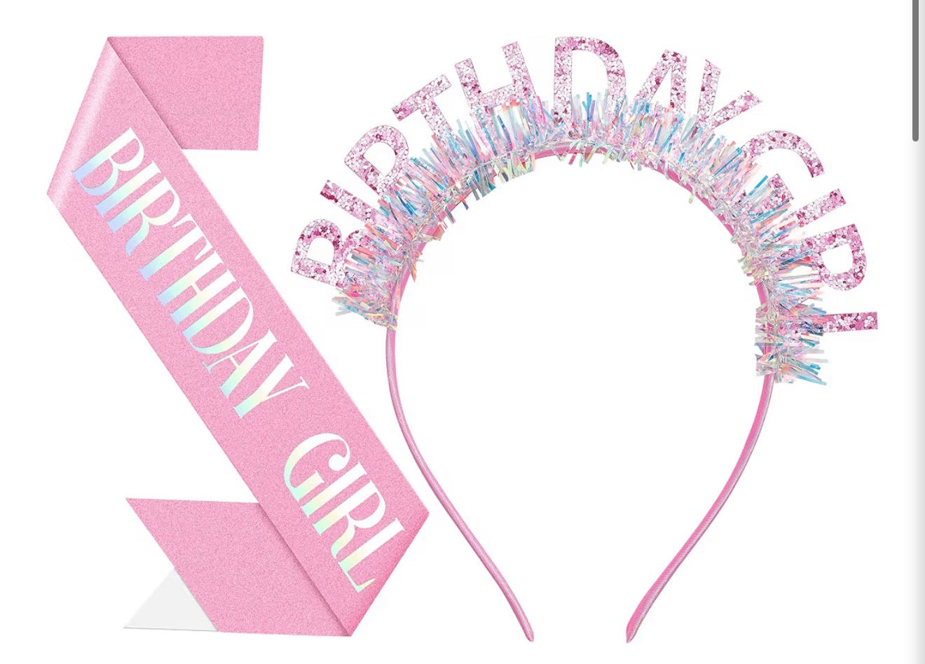 Birthday sashes (queen)(girl)