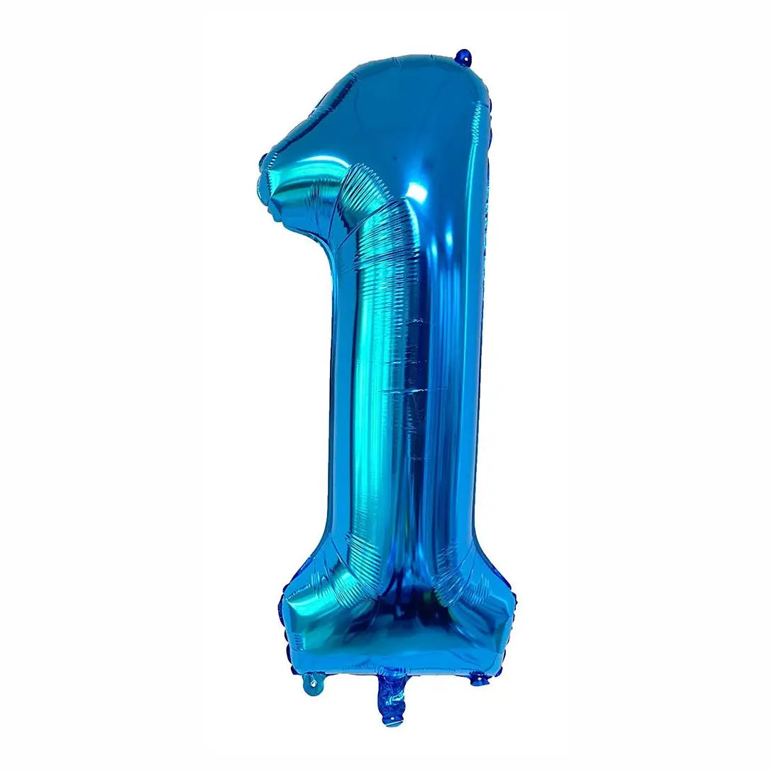 34 Inch Blue Number 1