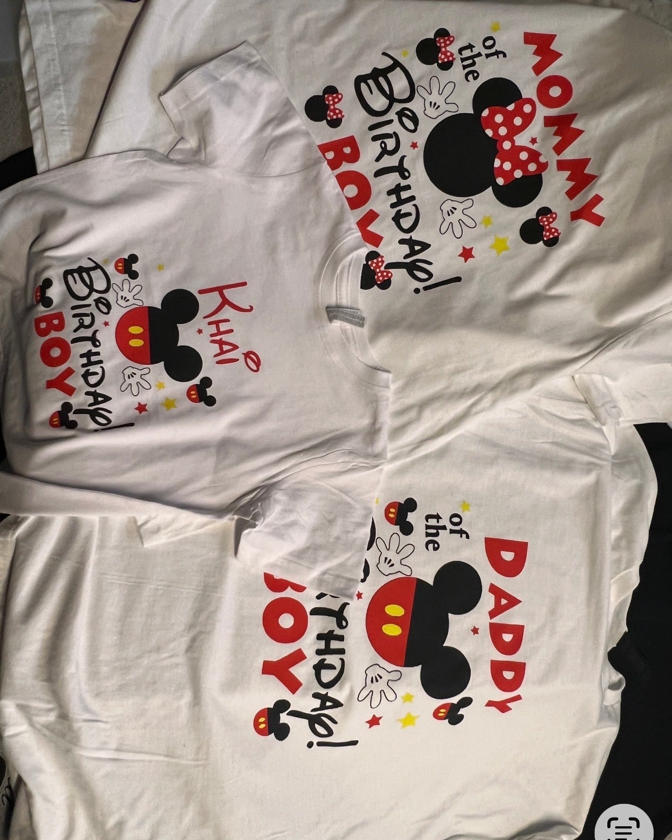 Custom made T-Shirts              (Mockup of Shirt will be emailed before printing)