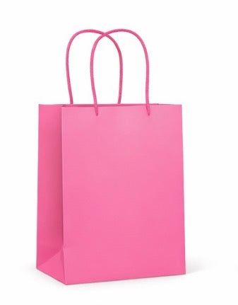 Dark Pink Bags- Party Favor bags with handle