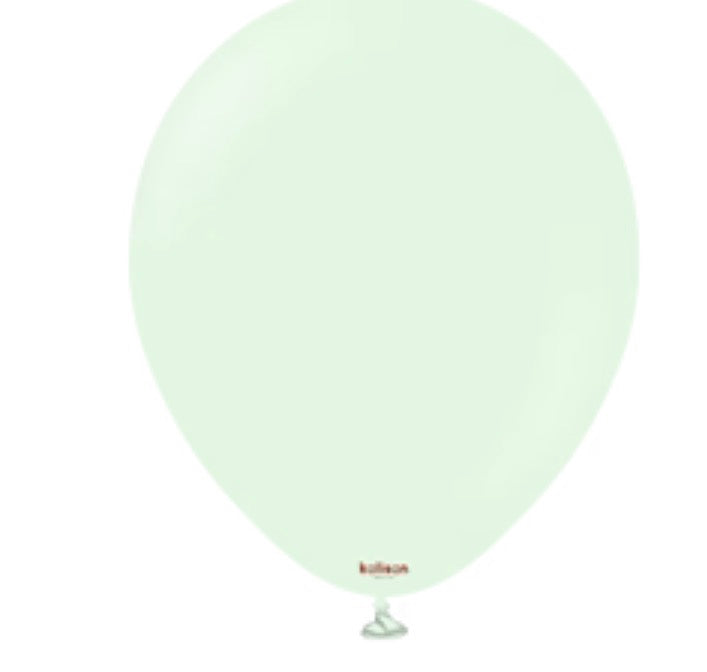 Kalisan Latex Standard Macaron Pale Green (50 Per Bag)
