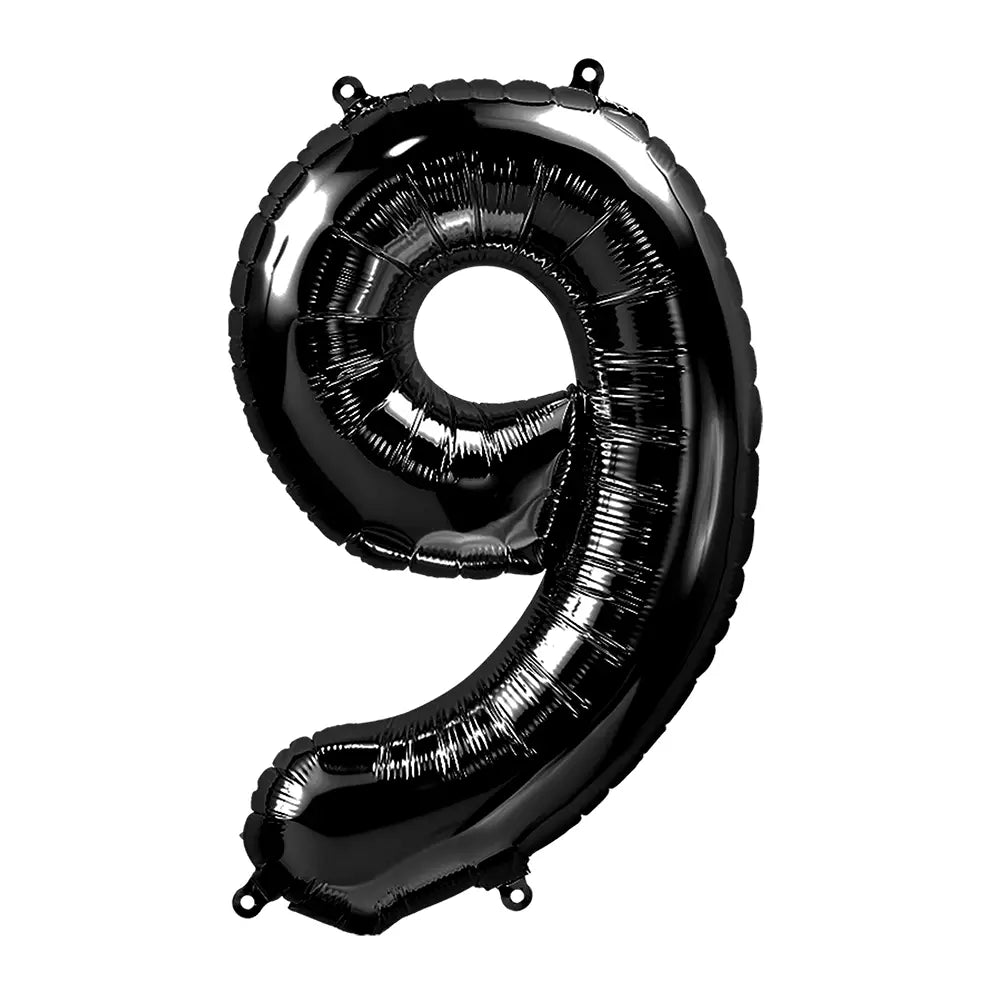 34 Inch Black Number 9