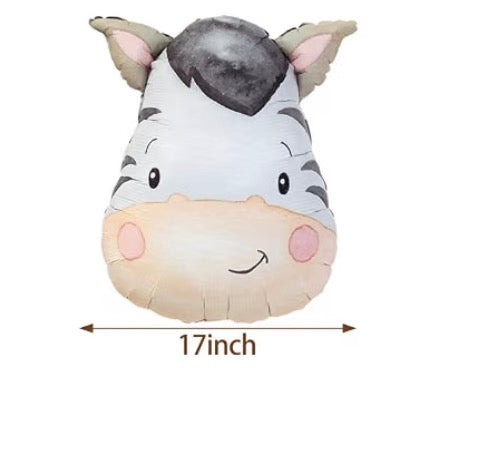 Zebra 17”| Foil balloon