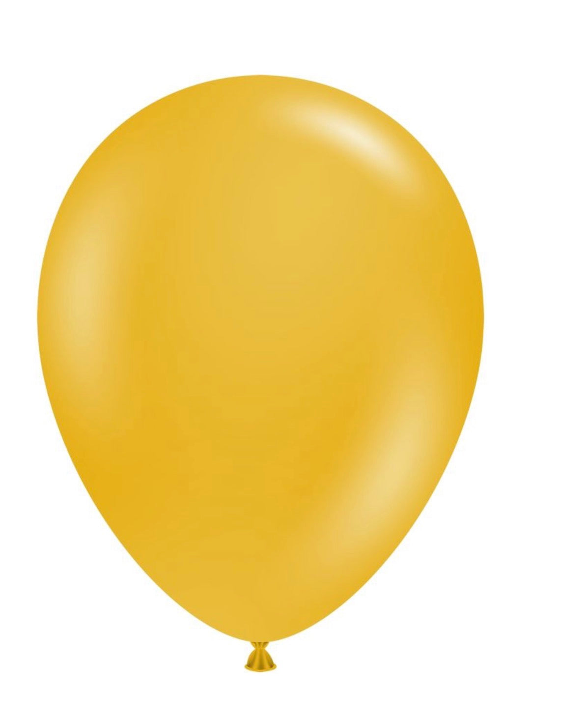 Mustard TufTex Balloons