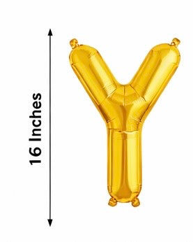 Gold Foil Balloon Letters (A–Z)