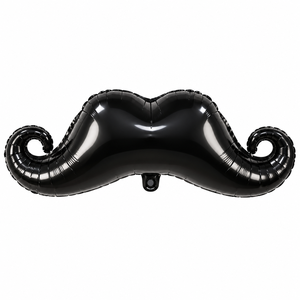 36" Black Mustache Movember Foil Balloon