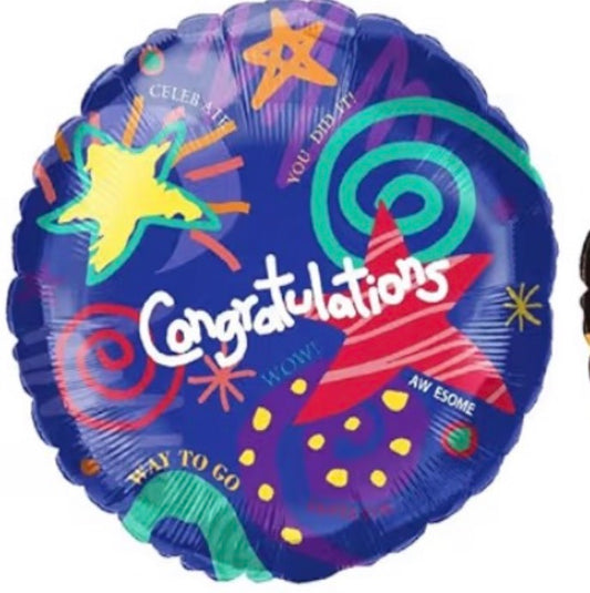 INFLATED 18” Foil Congratulations