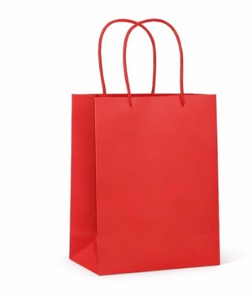 Red Bags- Party Favor Bags with Handles