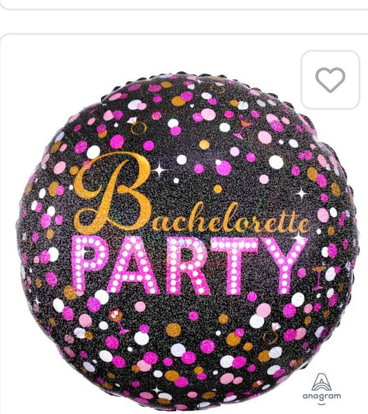 Jumbo Holographic Bachelorette Sassy Party Balloon 28”