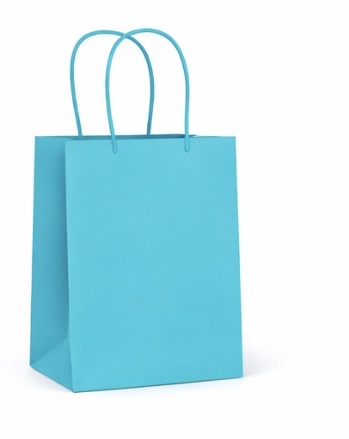 Caribbean Blue Bags- Party Favor bags with handle