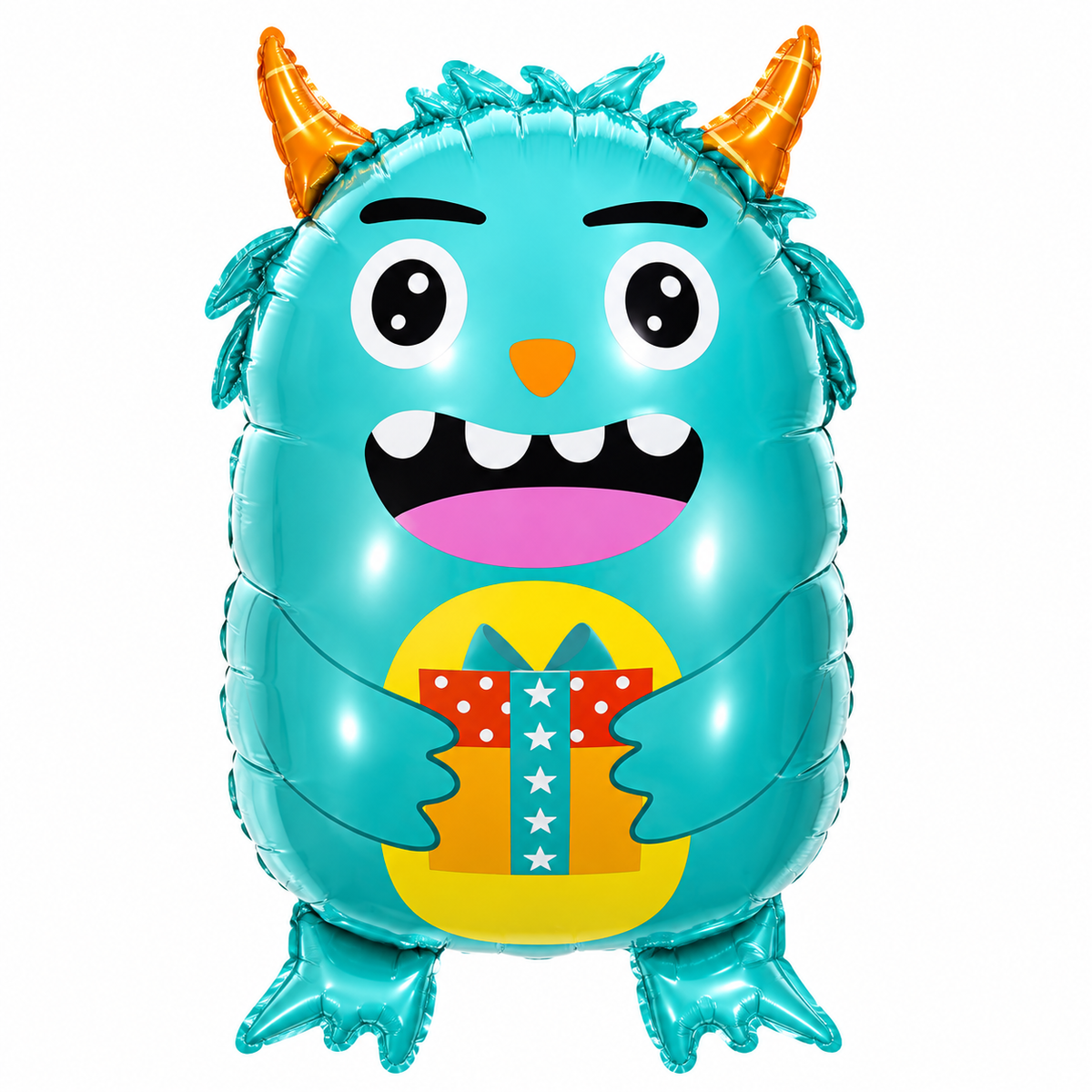 Blue / Teal Monster | Foil balloon 18”