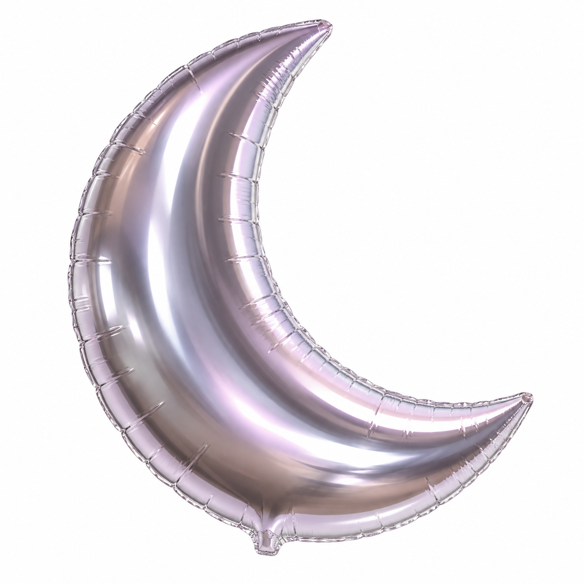 35" Half Silver Moon Balloon