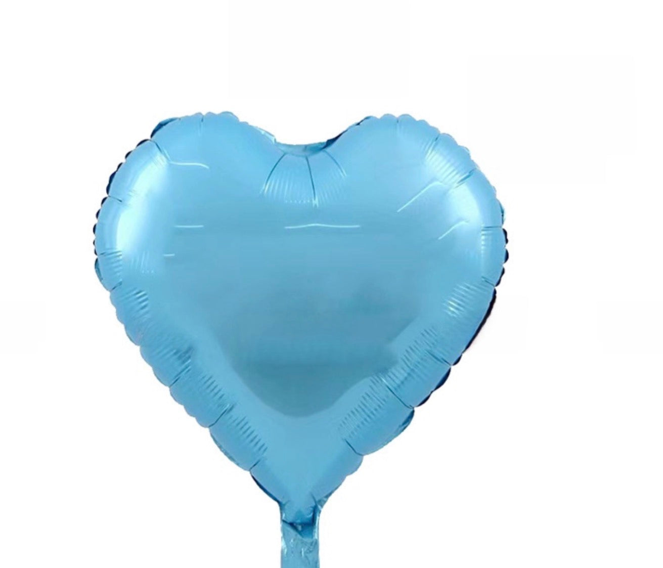 INFLATED 18” Blue Heart- Foil Balloon