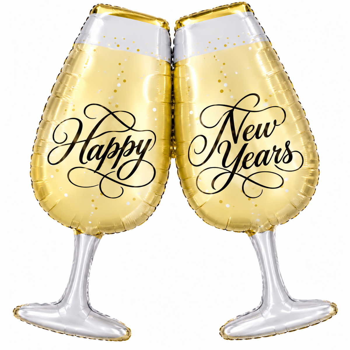 SuperShape New Years Toasting Glasses Balloon