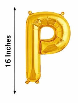 Gold Foil Balloon Letters (A–Z)