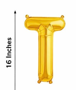 Gold Foil Balloon Letters (A–Z)