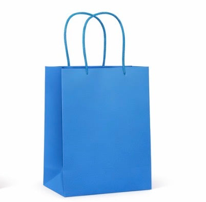 Blue Bags- Party Favor bags with handle