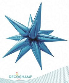 Decochamp Blue Starburst Foil Balloon (Copy)
