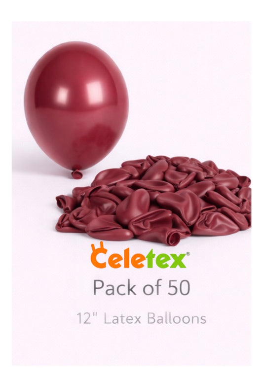 Celetex- Burgundy |50 pack